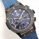 Swiss Replica Hublot Big Bang Classic Fusion 7750 Black Watch Blue Gummy Strap (4)_th.jpg
